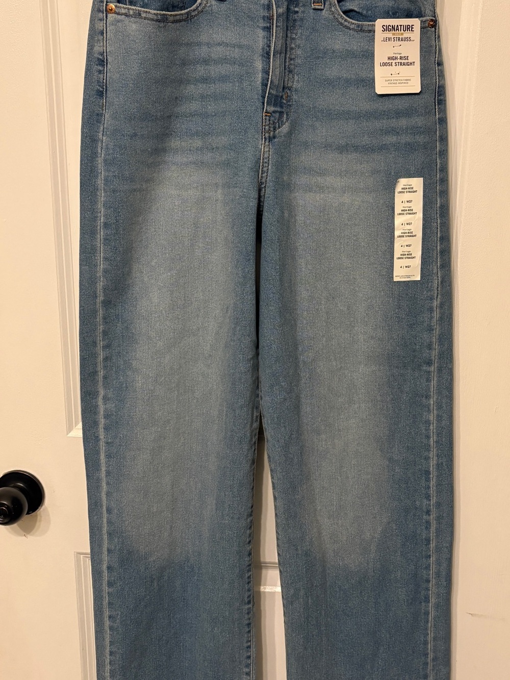Levi's Light Blue Loose Straight Leg Jeans